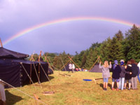 Regenpbogen Pfingsten 1992 Regenbogen